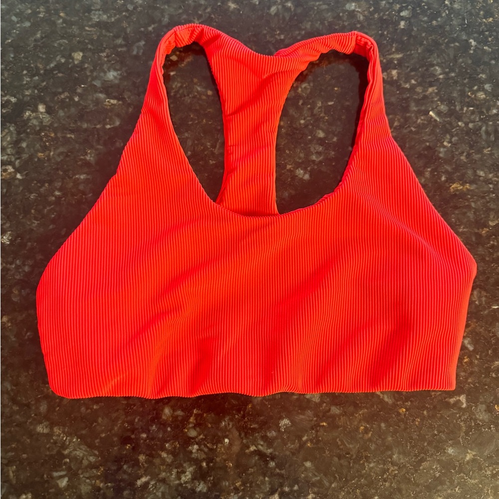 Beach Riot Red Sports Bra